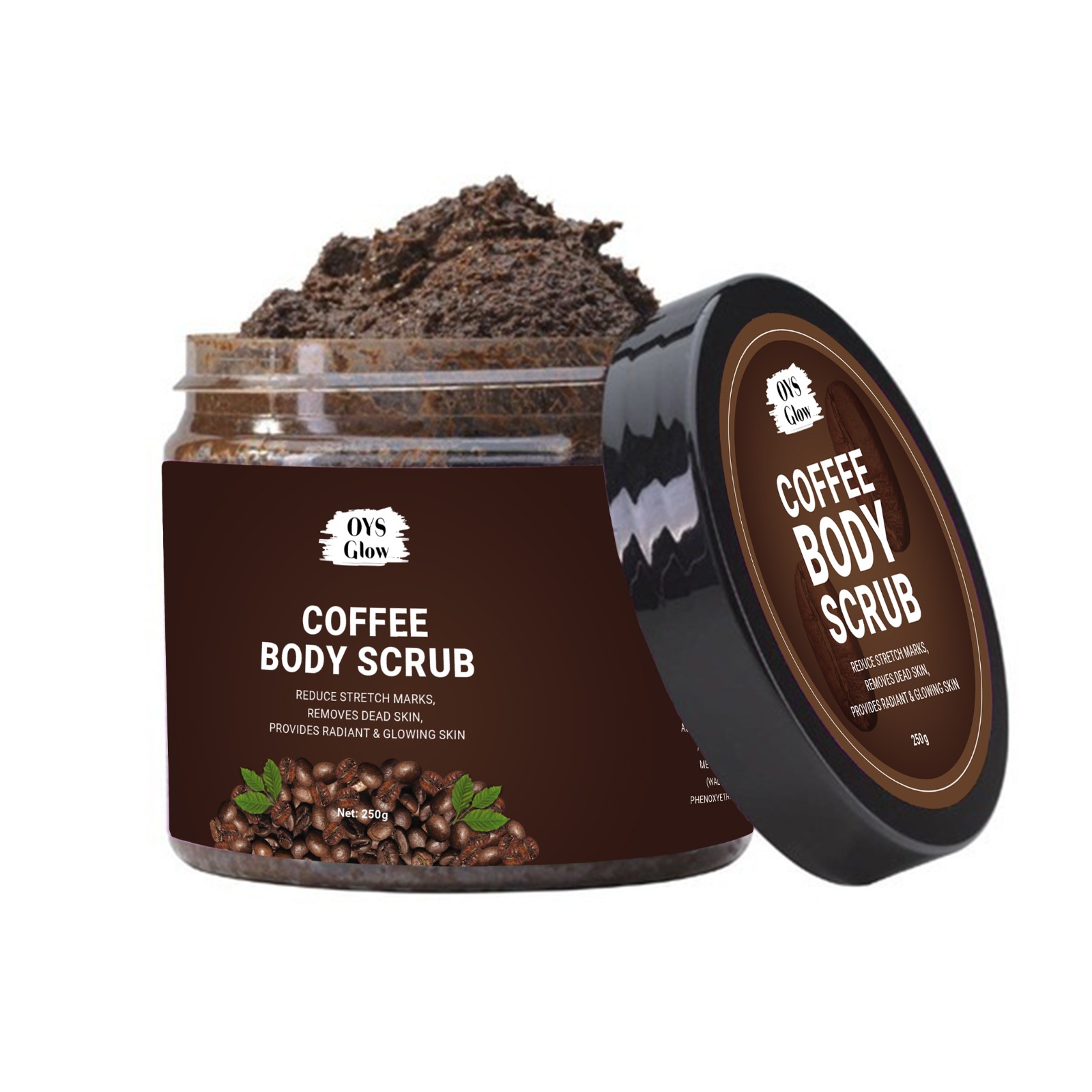 Coffee Body Scrub with Exquisite Organic Arabica Beans Infusion, Elevate Your Skincare Routine to Perfection - Image 2
